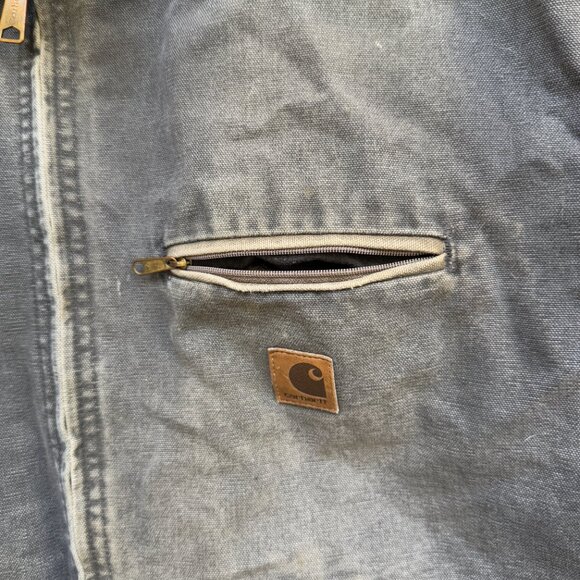 Vintage well worn Carhartt jacket esti size l-xl - Picture 5 of 15